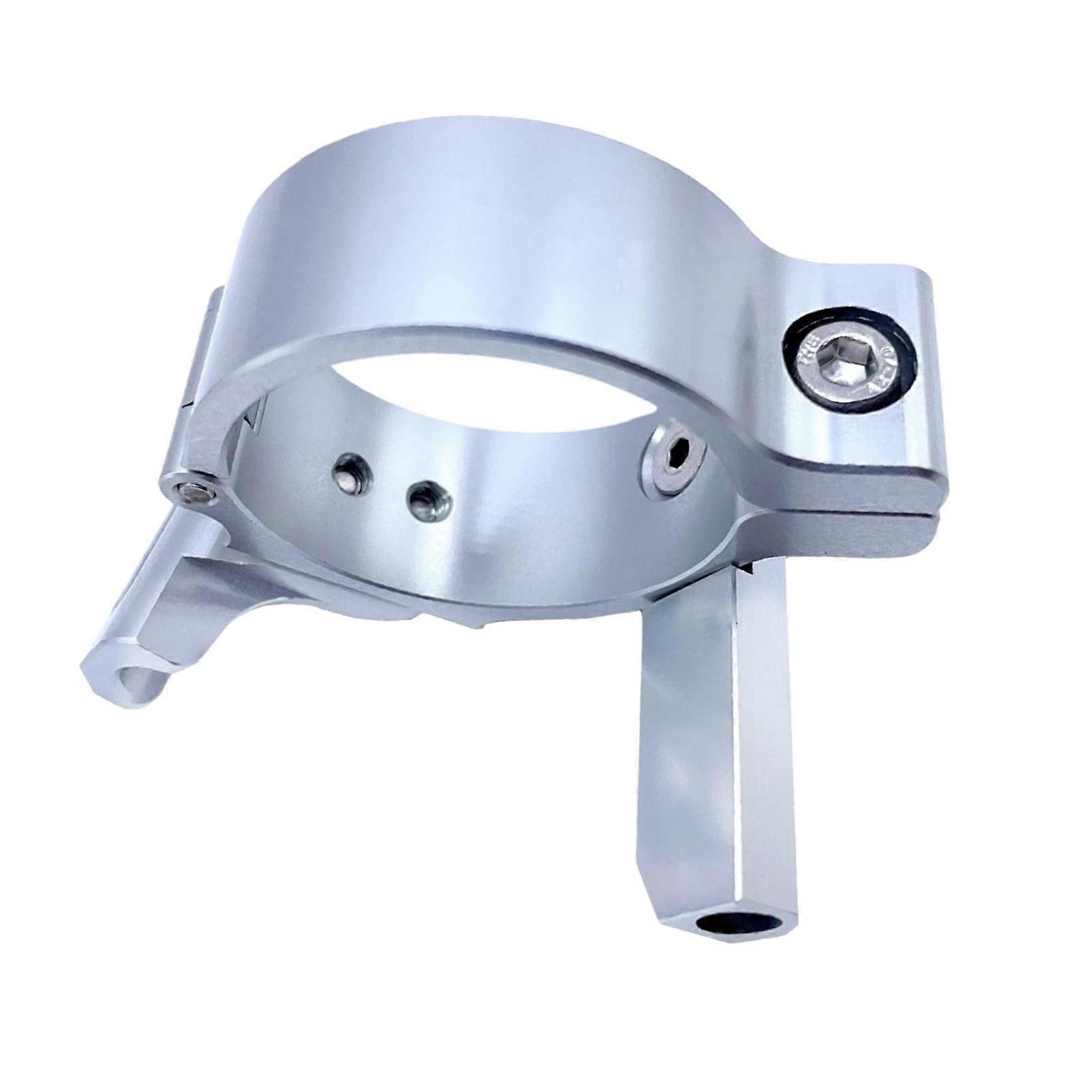 High Strength Aluminum Alloy Front Derailleur Adapters Clamps for Folding Bikes Converting Single Speed to Double Speed  silver