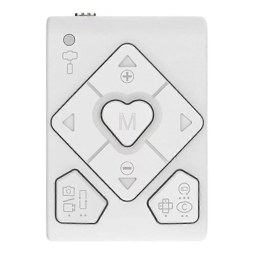 HRT-03 BT Remote Control for Hohem ISteady XE/X2/V2/V2s/M5/M6/MT2/Q/Pro 4/Mobile+ Smartphone Gimbal Stabilize White