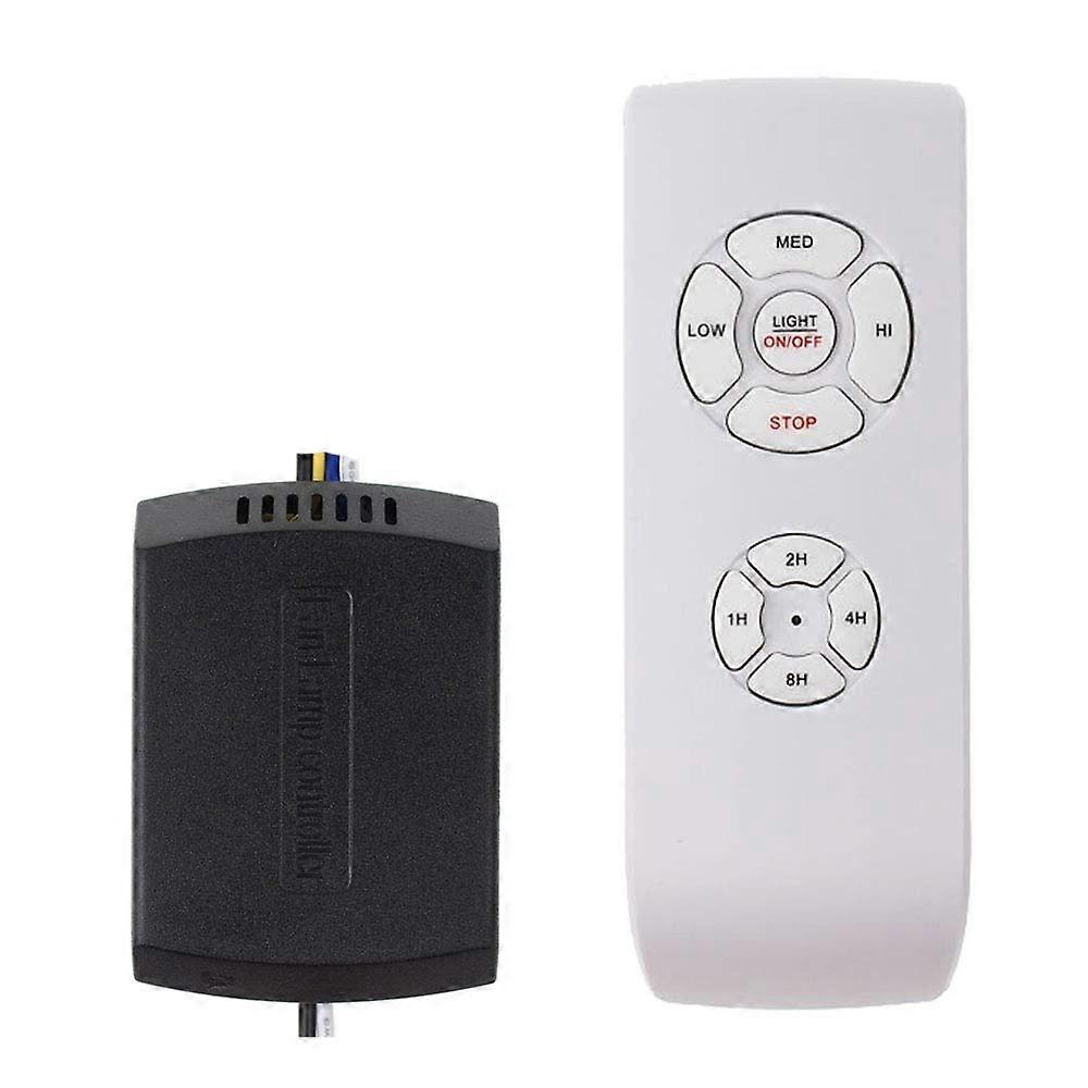 Ceiling Fan Remote Control Kit with Wireless Speed Light Timer, Universal for Harbor Breeze Hunter Hampton Bay