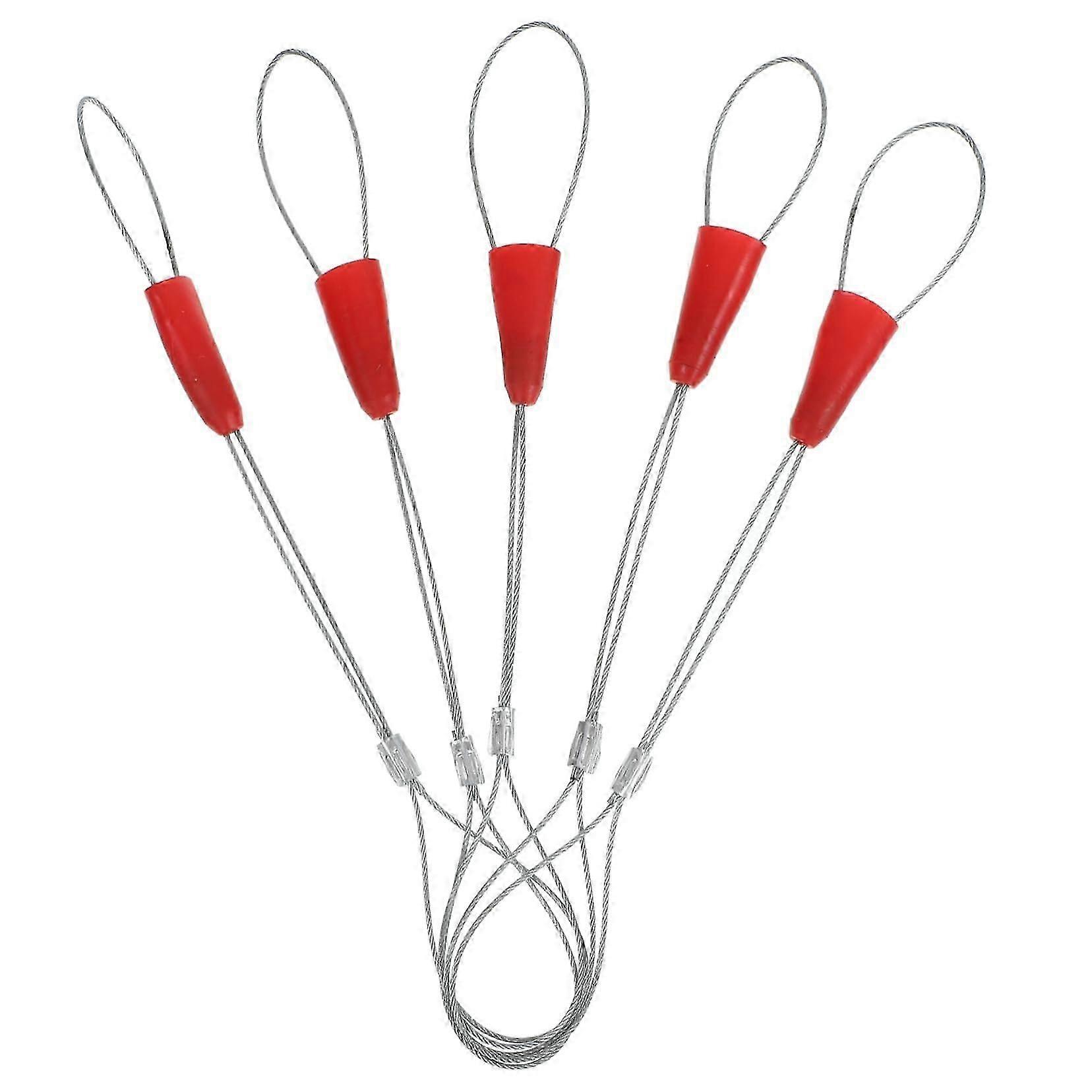 Needle Threader 5-Piece Kit Tensioner Tape Attachment Tool Cable Puller Metal Wire Threader