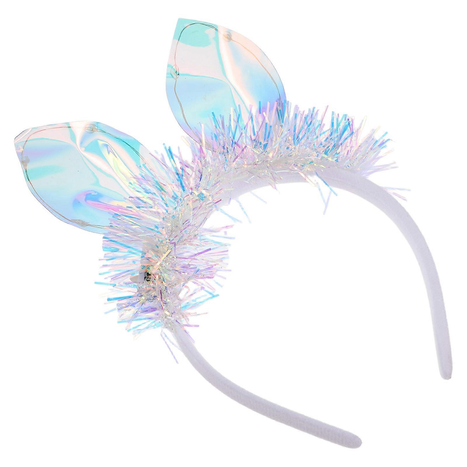 Children's Easter Bunny Ears Headband for Party with Sequin Detail