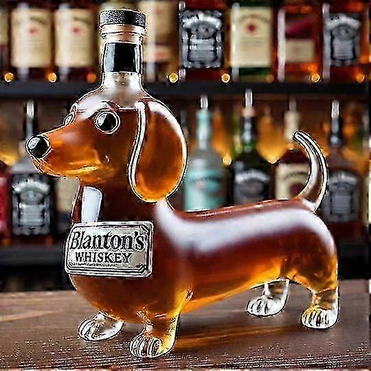 350ml whiskey decanter bald eagle, dachshund, owl, shaped bottle, eagle shaped