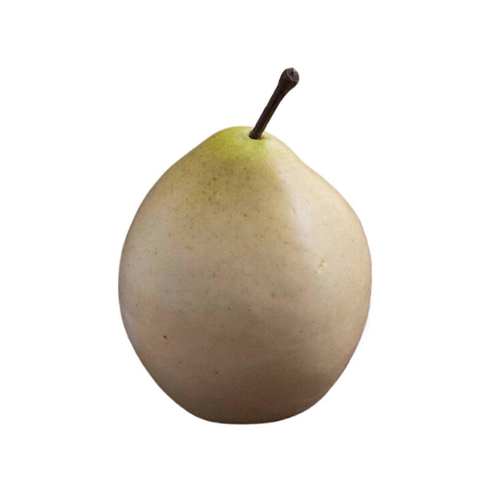 Artificial Realistic Pear Fruit, Durable Plastic Decor for Home Table and Store Display, compatible with Elapind