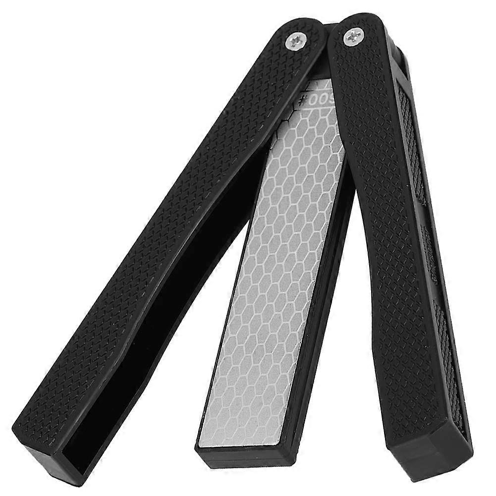 Knife Sharpener Double Sided Folding Pocket Sharpening Stone for Axe Shears Chisels Outdoor Use