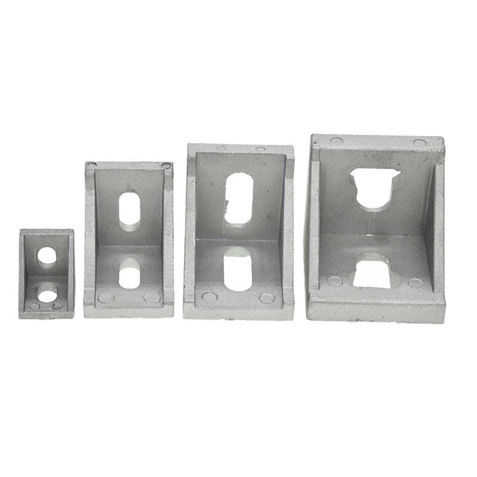 4040 Aluminum Corner Bracket with Compression Spring Connector, RustResistant Heavy Duty (10pcs)
