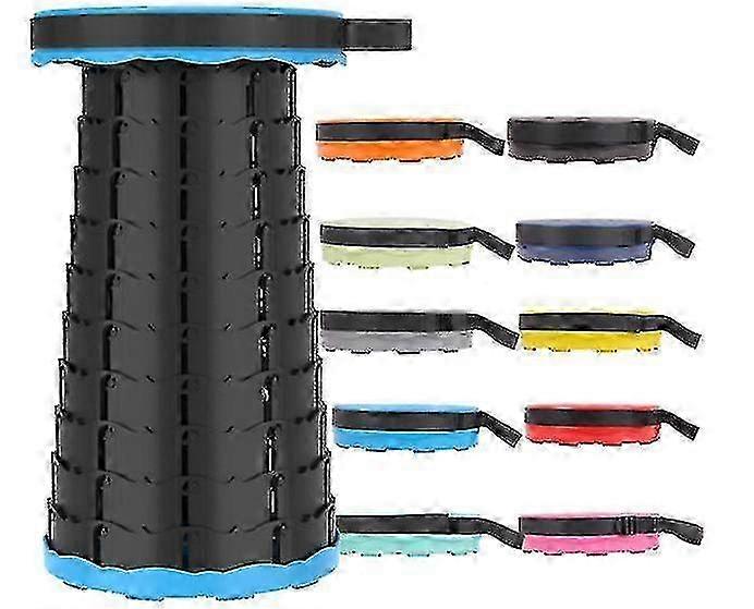 Vancl Outdoor Folding Telescopic Stoolportable Adjustable Stool For Fishinggray