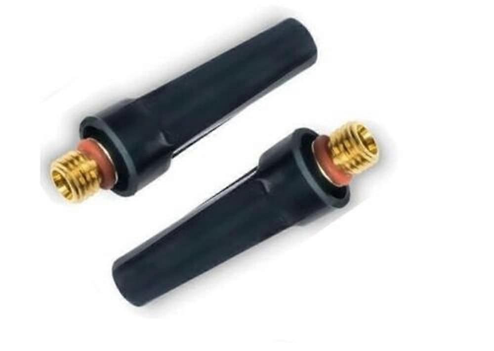 41V35 TIG Torch Medium Back Cap 2 Pack for 9 20 25 Torches Secure Electrode Positioning