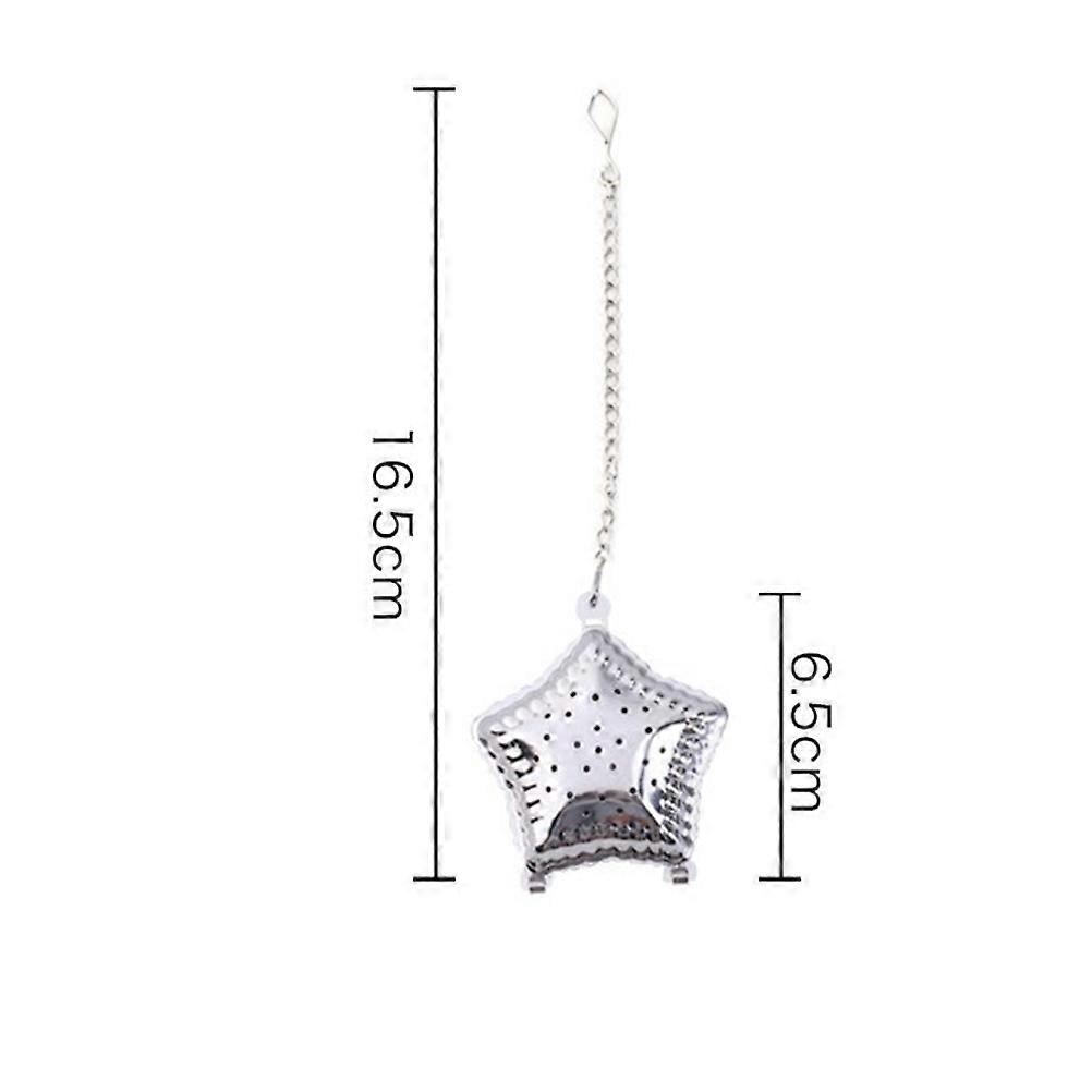 Creative Star Shaped Tea Infuser Stainless Steel Tea Strainer for Home Use