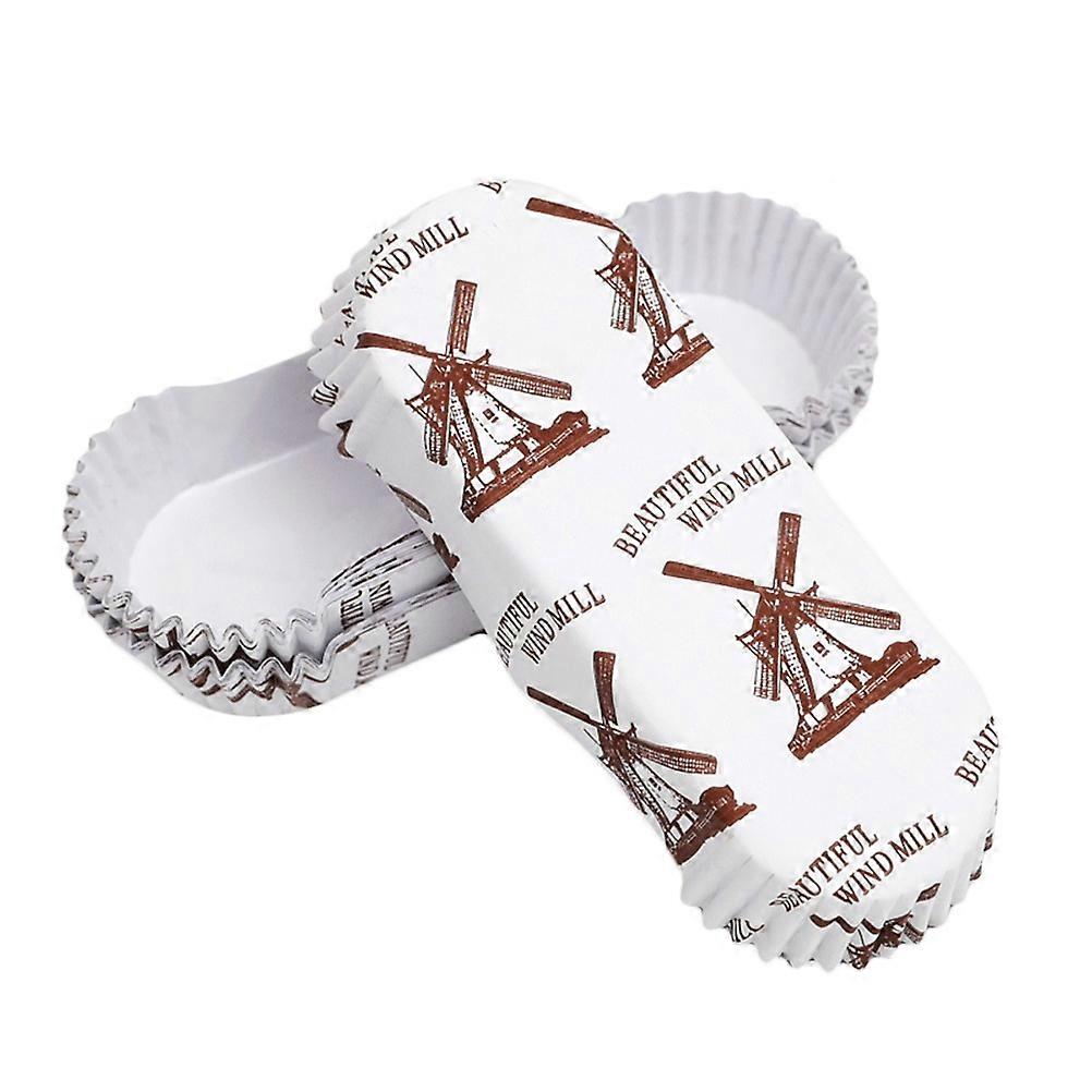 Boat Shape Cupcake Wrappers Paper Baking Cups for Baking Use 200Pcs