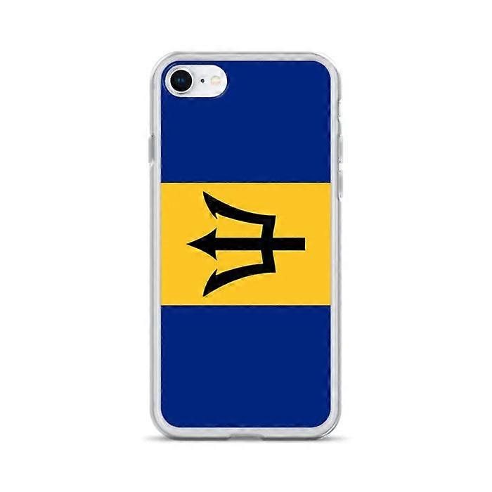 Phone Case – Barbados Flag – Compatible with iPhone 8 – Soft Case – Durable and Shockproof – Silicone – Pixelforma