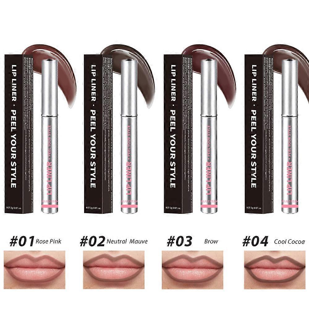 Juju Dream – Gloss et crayon à lèvres peel-off 2 en 1, waterproof, mat, longue tenue, application facile