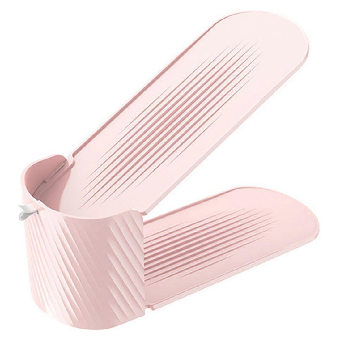 10Pcs Integrated Shoe Support Shoe Cabinet Storage Shoe Storage Rack Space-Saving Removable Double-Layer Adjustable A