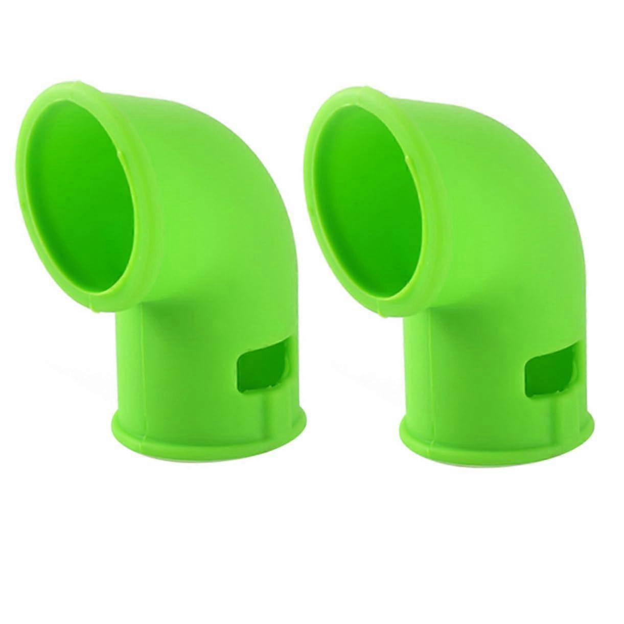 Pressure Cooker Steam Diverter Silicone Steam Release Accessory Adjustable Direction 2pcs Green Set