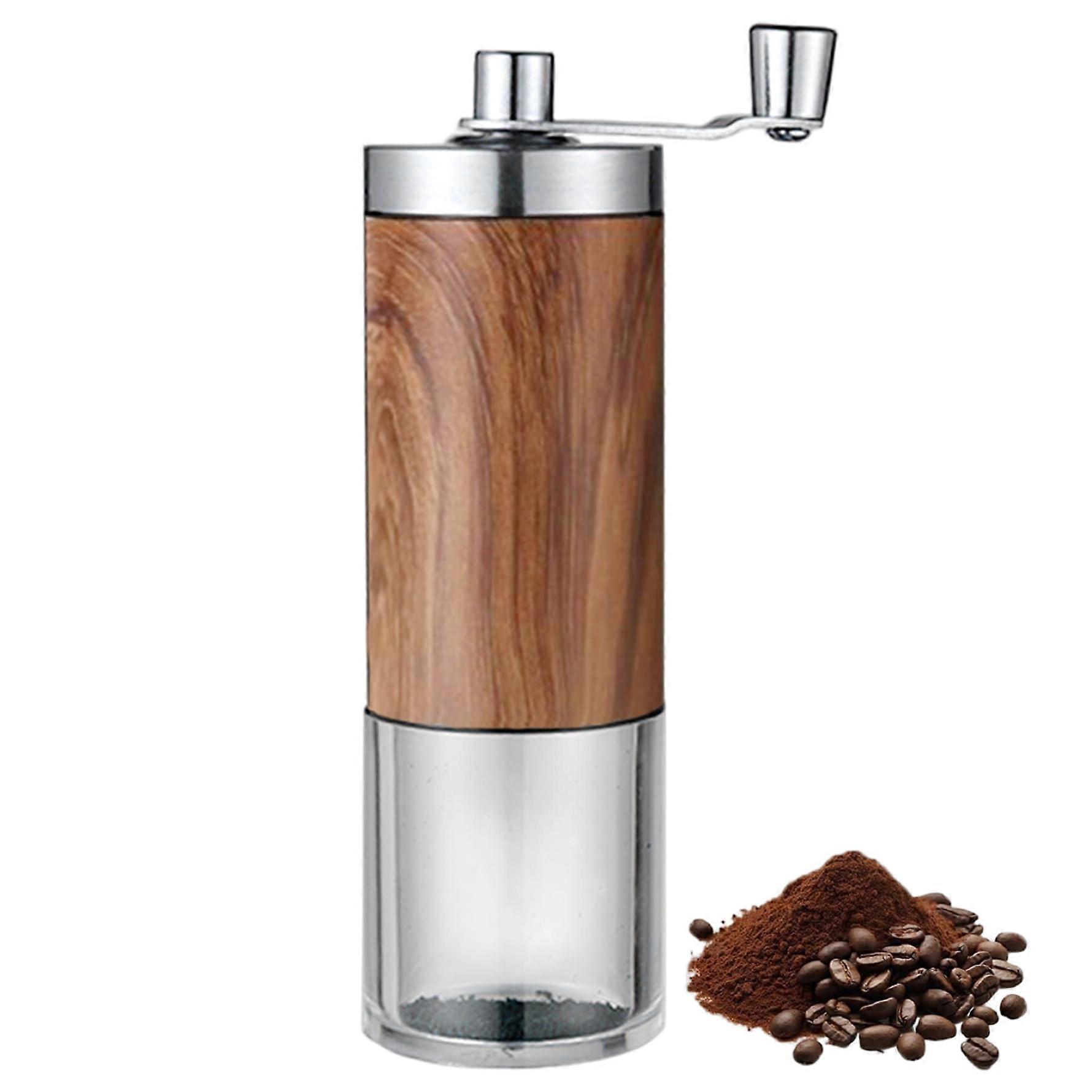 Manual Coffee Grinder with Foldable Handle for Smooth and Quiet Brewing at Home, Office or Camping