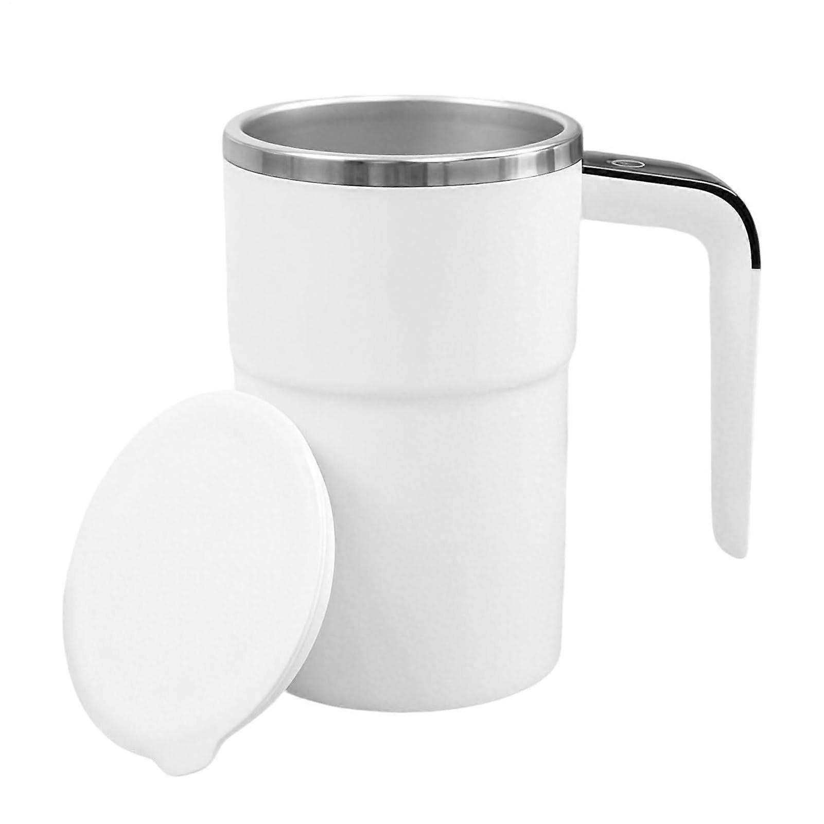 Self Stirring Mug with Temperature Display, Rechargeable Automatic Coffee Cup for Hot Drinks