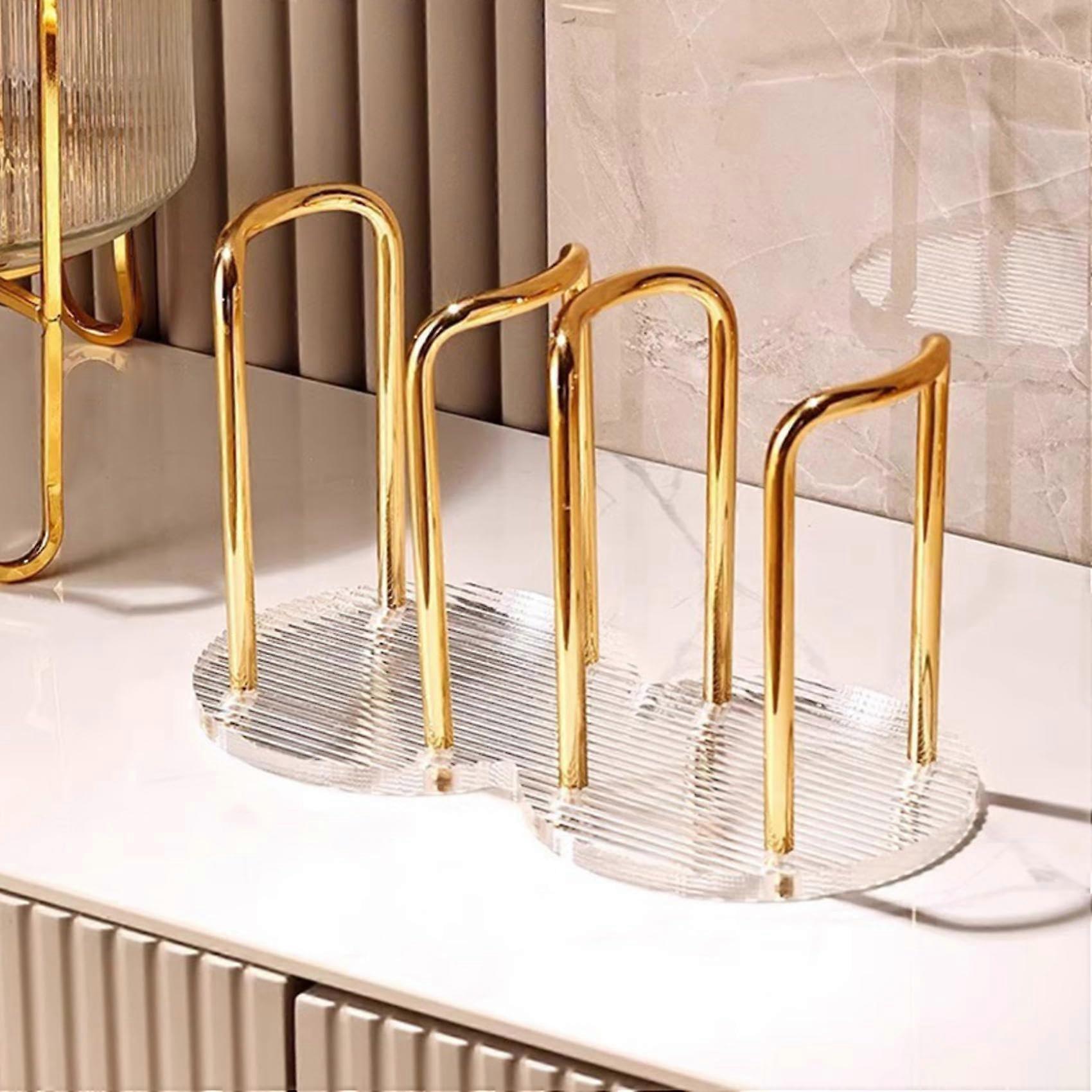 Acrylic Disposable Cup Dispenser Bathroom Cup Holder SpaceSaving Organizer for Kitchen Office