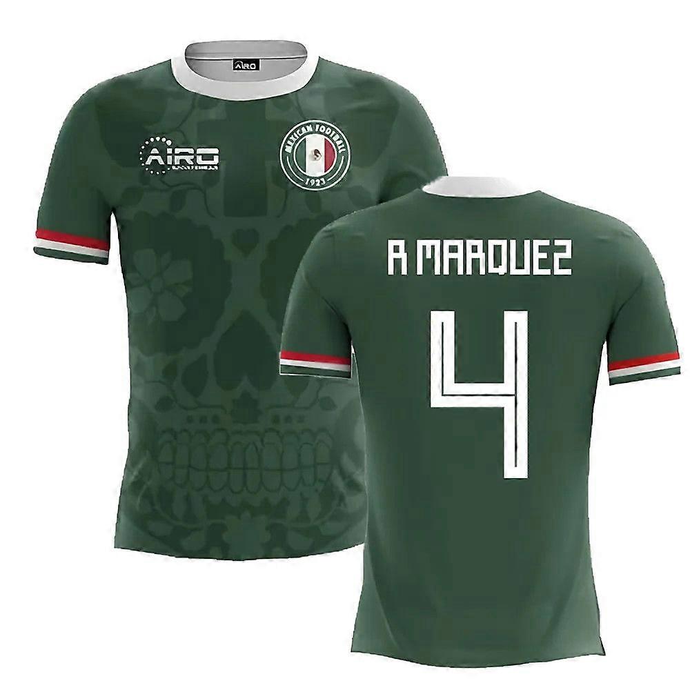2025-2026 Mexico Home Concept Football Shirt (R.Marquez 4)