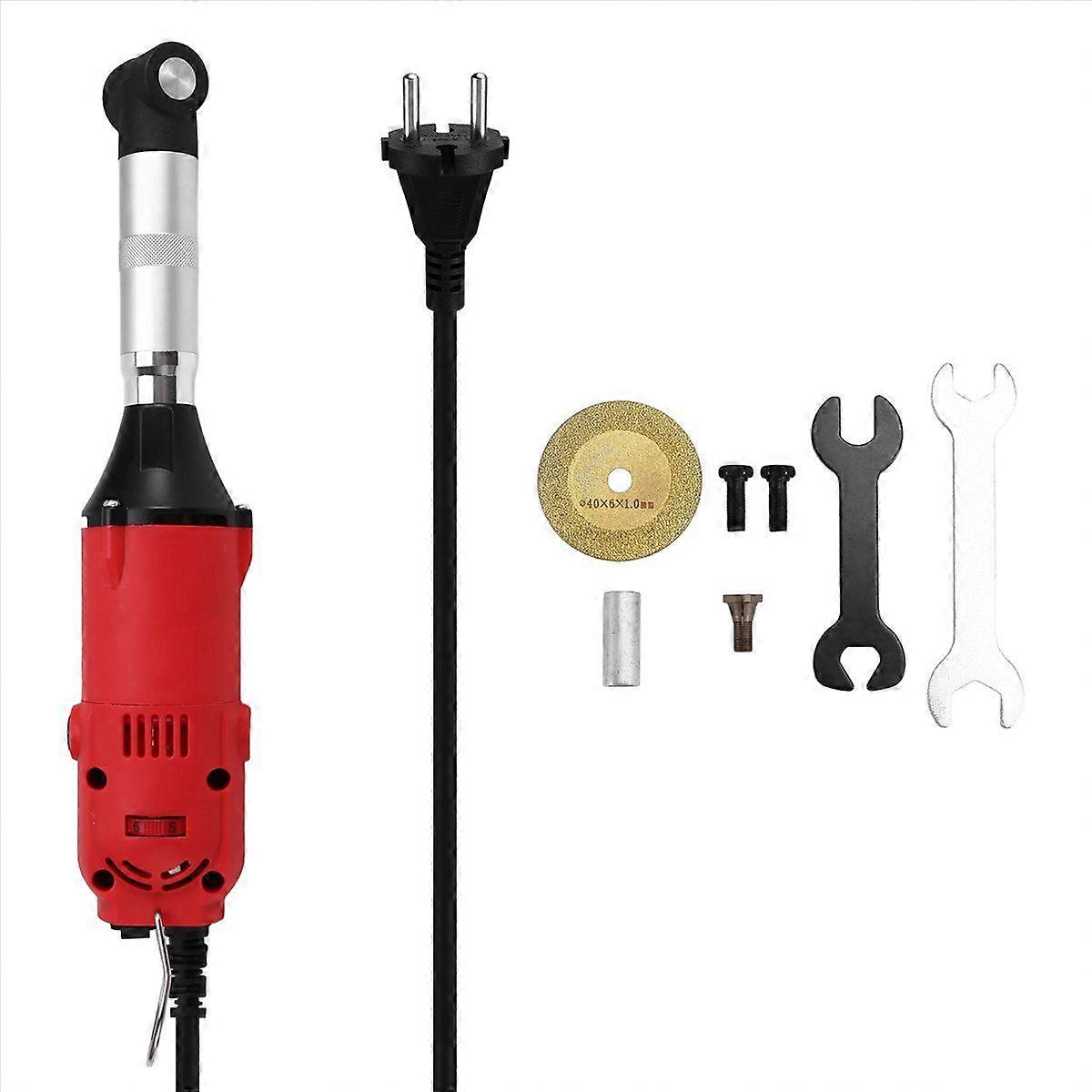 350W 90 Degree Speed Adjustable Electric Elbow Ceramic Tile Sewing Machine Tile Cleaning Tools EU Plug