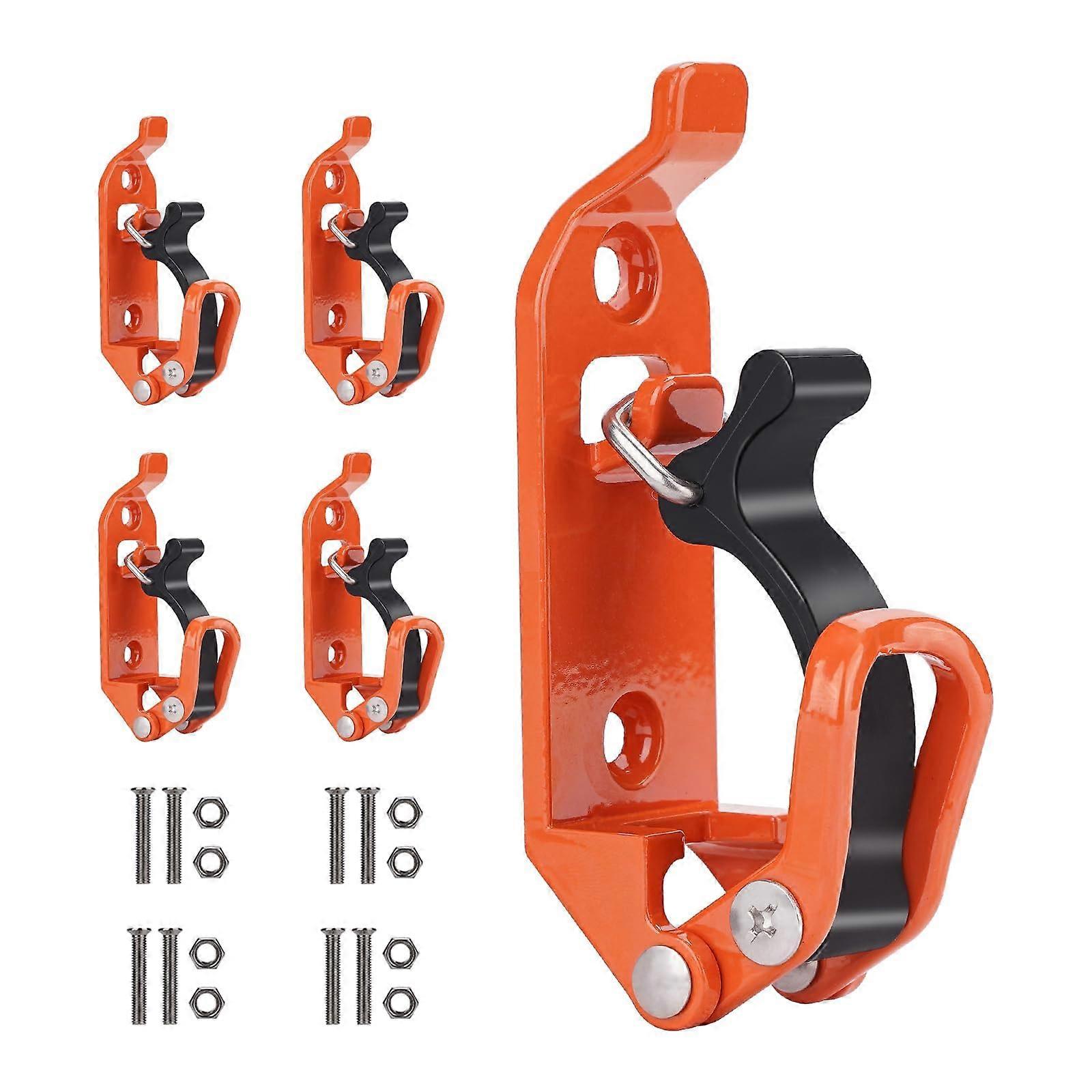 Roof Rack Tool Mount Kit with Quick Release Shovel and Axe Holder, Secure Rubber Grip Brackets