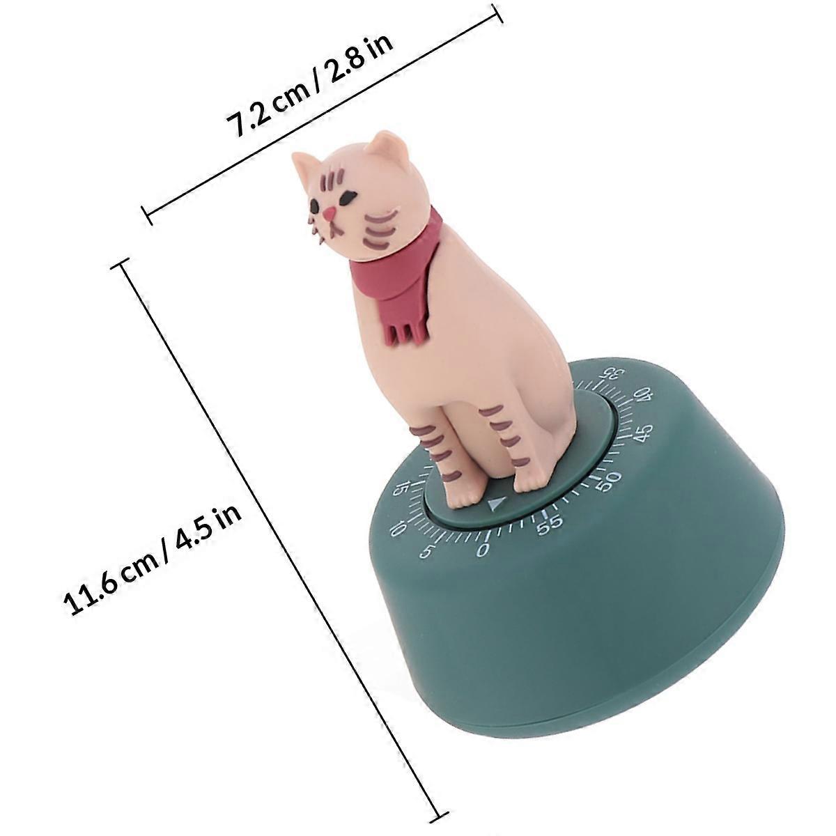 Countdown Clock Mechanical Timer Cat Design for Time Keeping