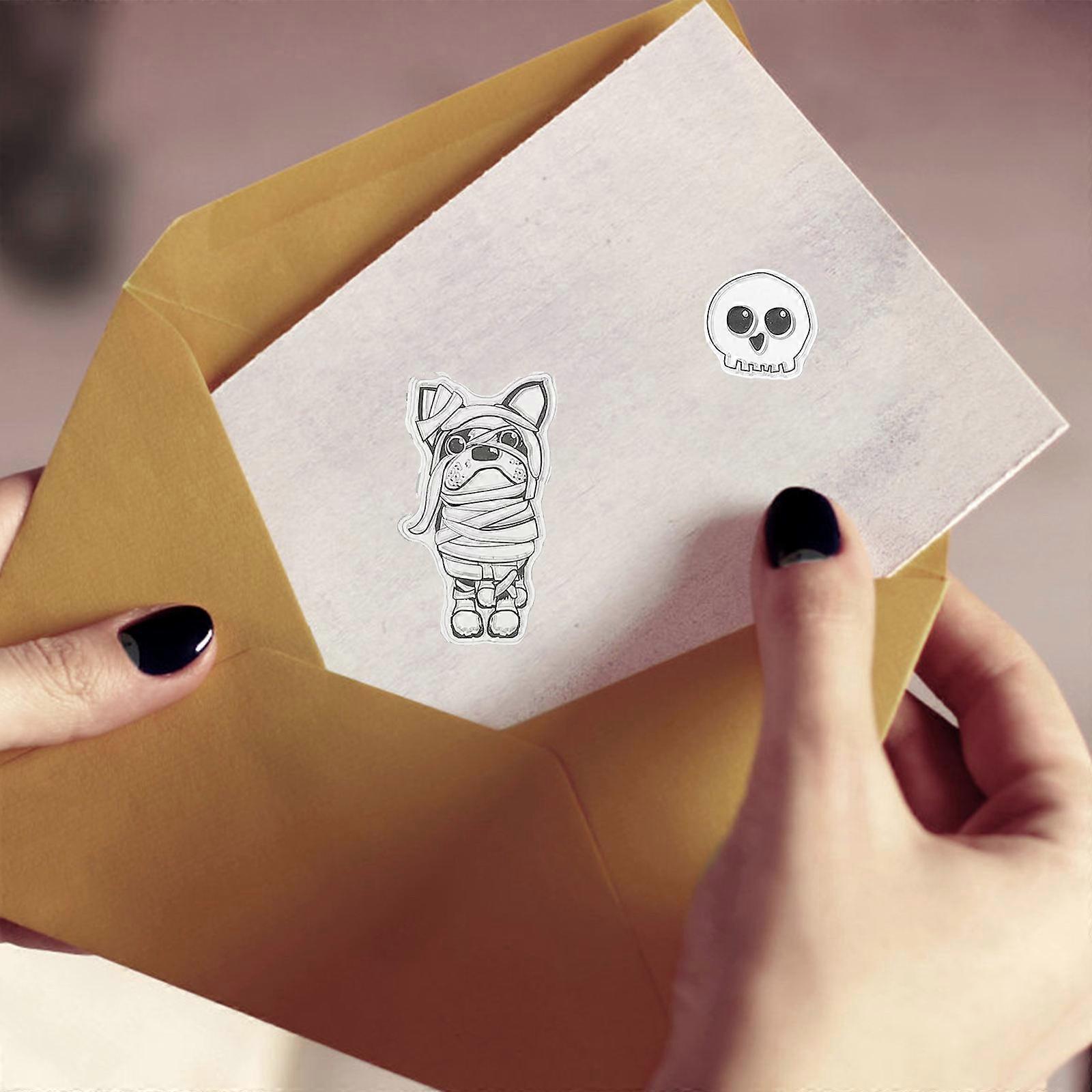 DIY Stamp Set for Scrapbooking Assorted Color 16X11cm Creative Patterns 2Set