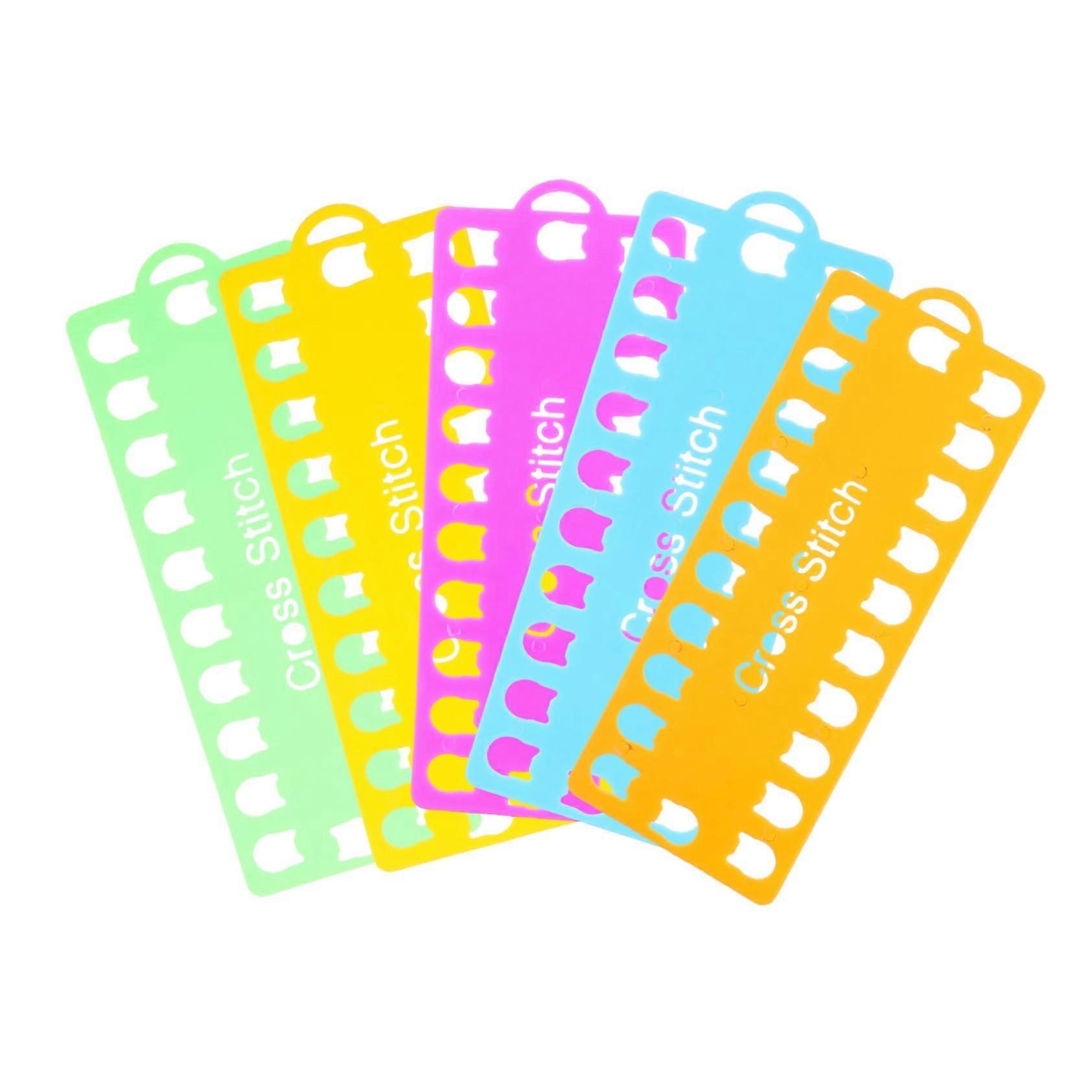 5Pack Embroidery Floss Organizer Cards for Tangle Cross Stitch Thread Storage