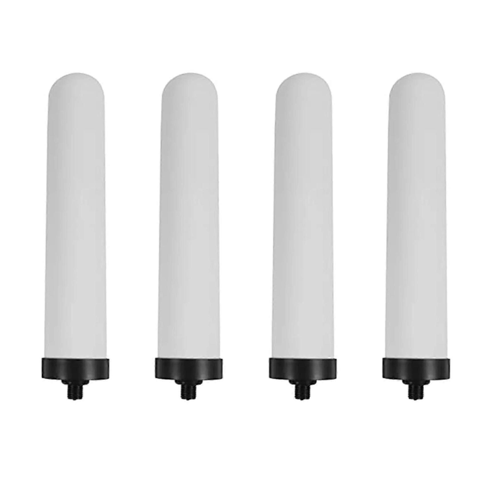 4X Multifuntional Pitcher Purifier Elements Candle Tool Pur Filter Sturdy Ceramic Filter Elements Inch Plastic