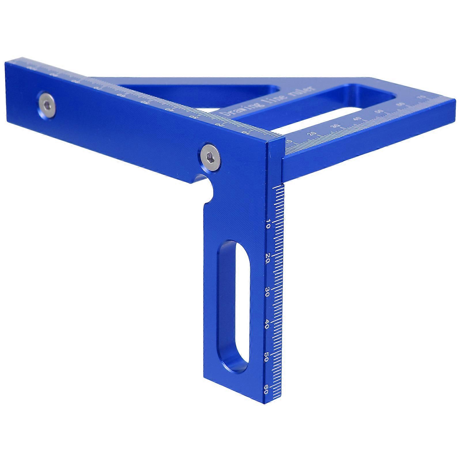 Multifunctional Triangle Ruler Square Measuring Tool For Carpentry Professionals Angle Measurement And Layout 1Pack
