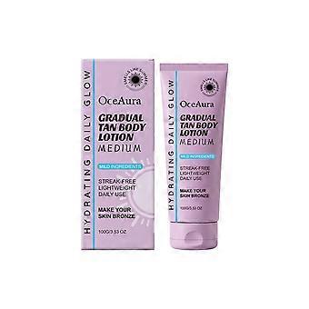 Loción autobronceadora corporal | Bronceado gradual diario - Crema autobronceadora hidratante sin color para lograr un bronceado oscuro intenso o mantener un tono dorado natural.