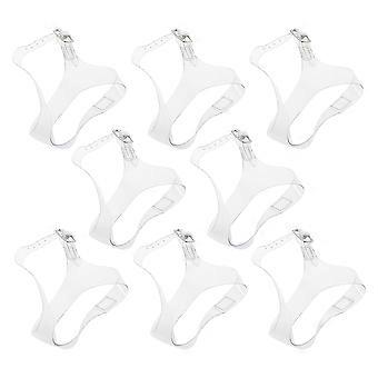 Transparent Tpu High Heel Straps for Anti-Slip Walking 4Pairs Shoe Accessories