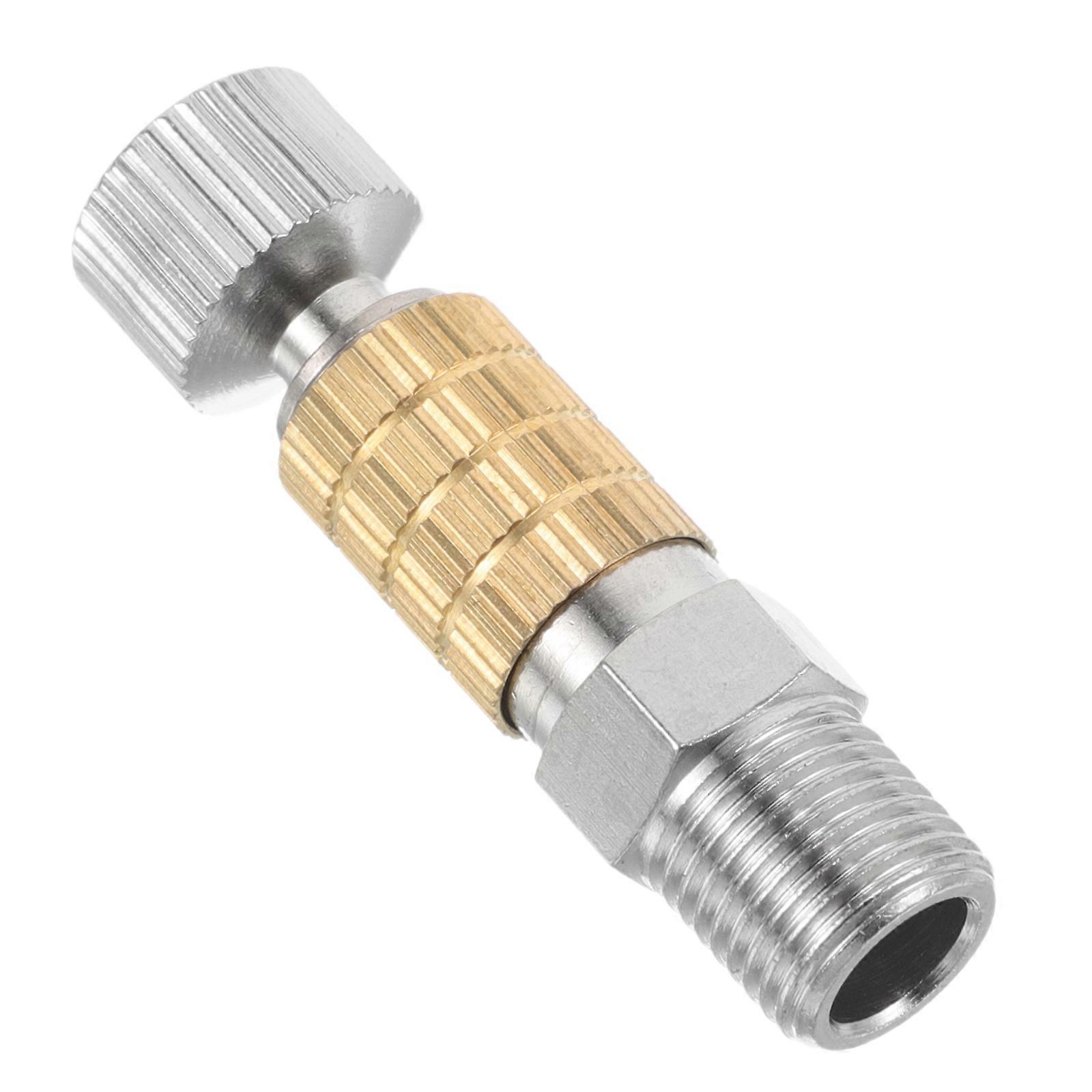 Airbrush Quick Release Coupler Adapter Set Including Airflow Adjustment Control Valve