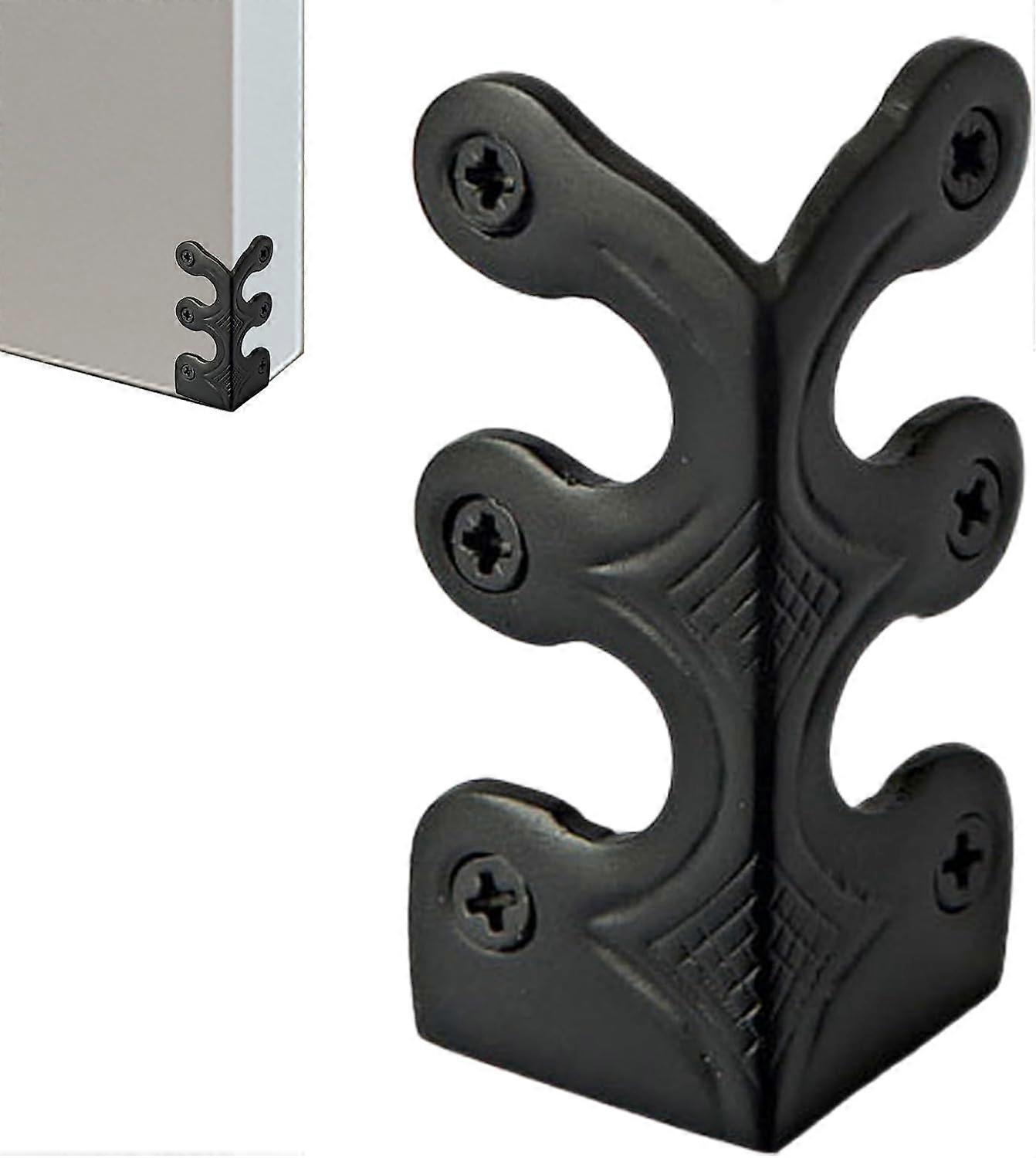 Metal Corner Protectors | Decorative Solid Brass Corner Covers with Vi