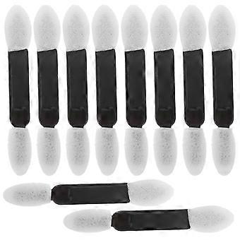 50pcs Disposable Double-ended Sponge Eyeshadow Brush Tipped Eye shadow Applicators Cosmetic Brushes