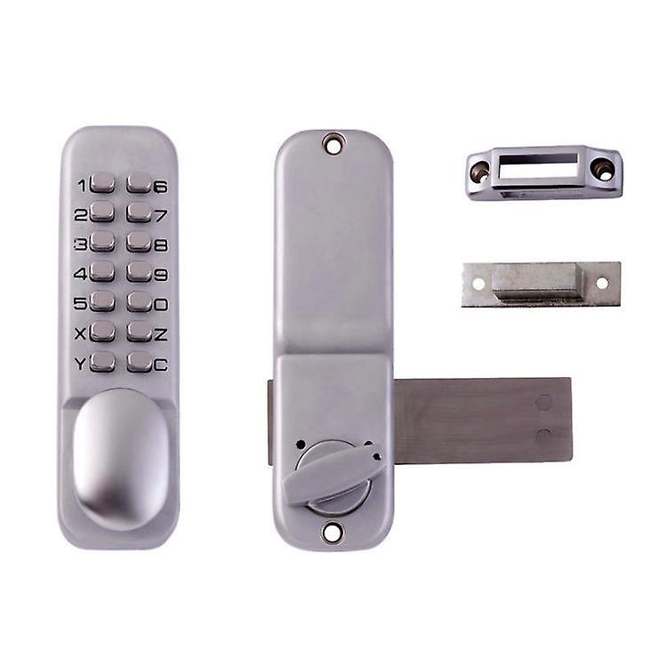 Universal Keyless Entry Mechanical Keypad Push Button Password Zinc Alloy Door Security Code Lock