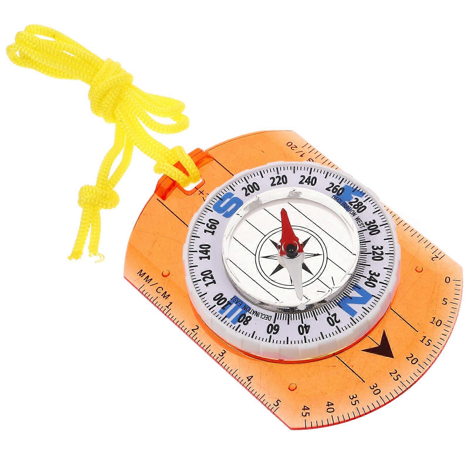 Orienteering Compass Hiking Backpacking Compass Multi-function Compass Tool Orienteering Compass Outdoor Compass Hiking Supply