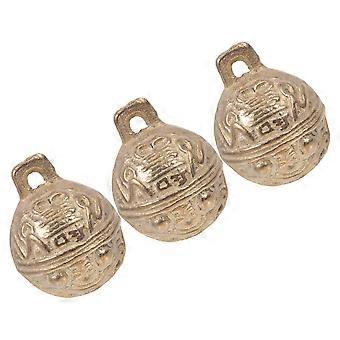 Pet Bell Copper Mini Dog Collar Bells for Decoration 3Pcs Vintage Bells