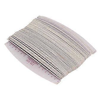 2025 Latest 50pcs 240/240 Grit Nail Files for Nail Gel Removal, Double Sided Reusable Manicure Tools