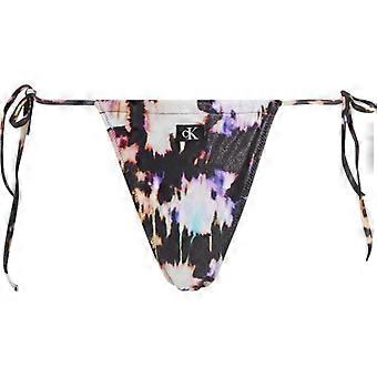 Calvin Klein Womens/Ladies Foil Print Side Tie Bikini Bottoms