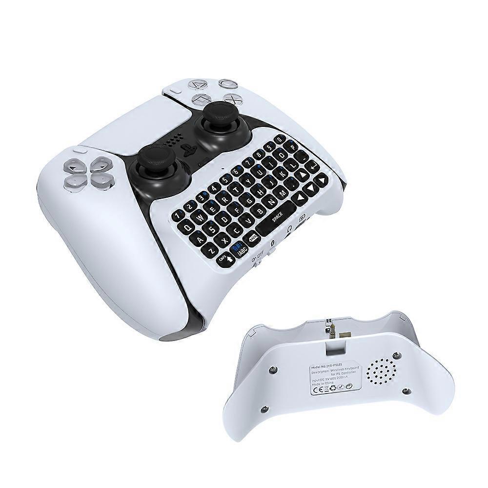 New Wireless Keyboard 3.0 Controller Chat Pad compatible with Playstation 5 Controller Built in Speaker Gamepad Keyboard
