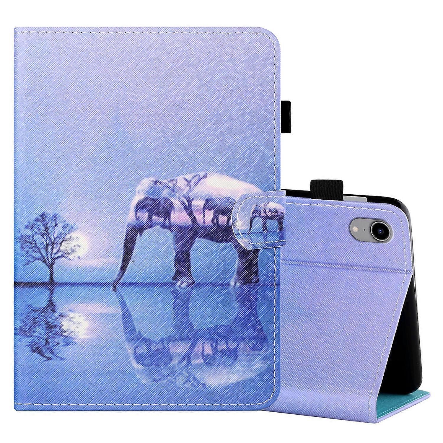 For Apple iPad Mini 2024 8.3 inch / Mini 6 2021 Faux Leather Motif 13 Case Cover