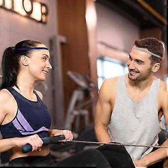 Fasce elastiche sportive 10 pezzi Fasce elastiche sottili Fasce atletiche per allenamento Donne Uomini Fascia elastica antiscivolo sottile Accessori per capelli per ragazze