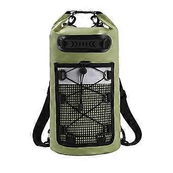 20L Waterproof Dry Bag Backpack for Kayaking, Hiking, Camping, Boating, Beach and Swimming Green