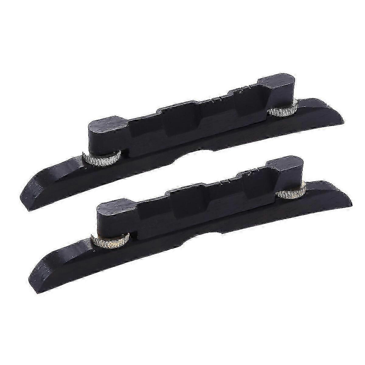 Adjustable Mandolin Bridge Compensated Ebony Random Color 26-27