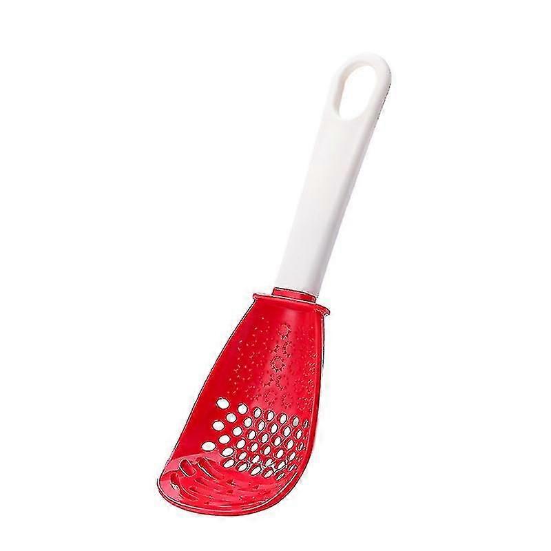 Multifunctional Cooking Spoon Kitchen Tool Filter Spoon (2pcs-red Black)