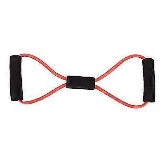 Brustexpander in 8-Form, aus hochwertigem Latexgummi mit weichen Schaumstoffgriffen, Widerstandstraining für Heimübungen, Physiotherapie, Anfänger und Fortgeschrittene