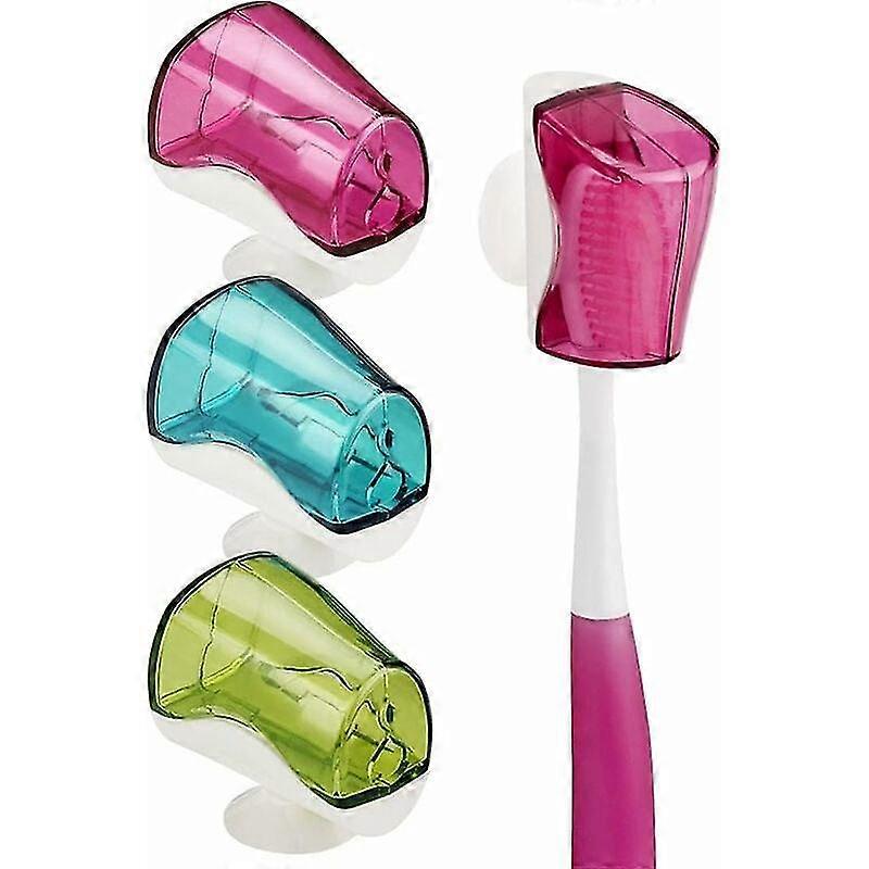 Portable Wall Mounted Toothbrush Holder (3PCS)