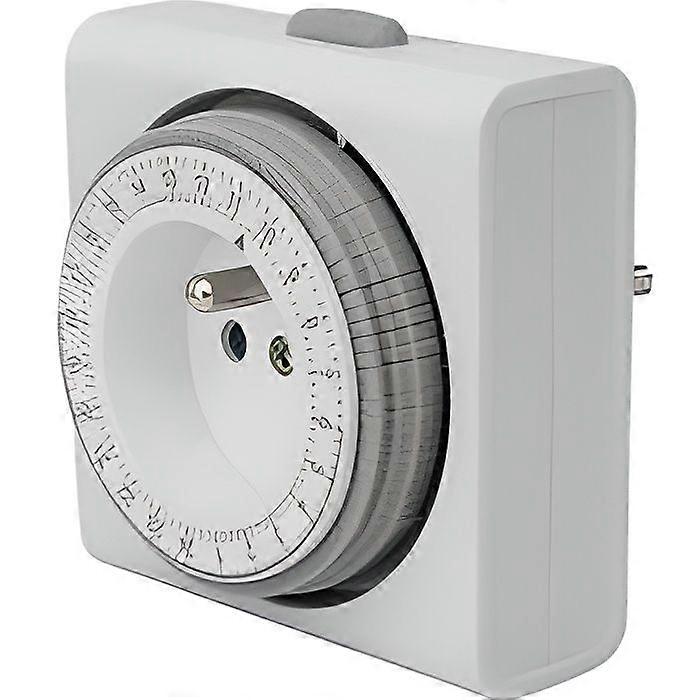 Timer - French Earth - Compact 24 H Timer - 96 programs - Child protection - Mechanical