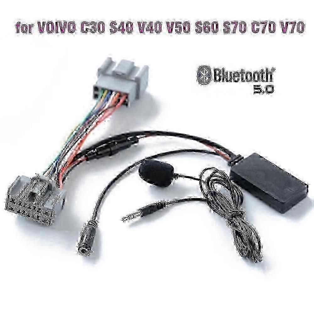 Compatible with Volvo V70 Wireless Call Car Bluetooth Adapter