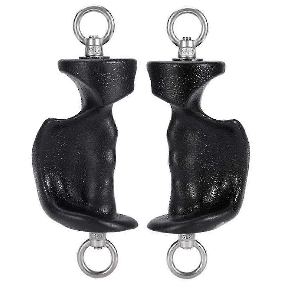 Fitness Odd-Shaped Handle Versatile Triceps Rope Cable Attachments compatible withGym LAT Pull Down Bar compatible withCable Machine