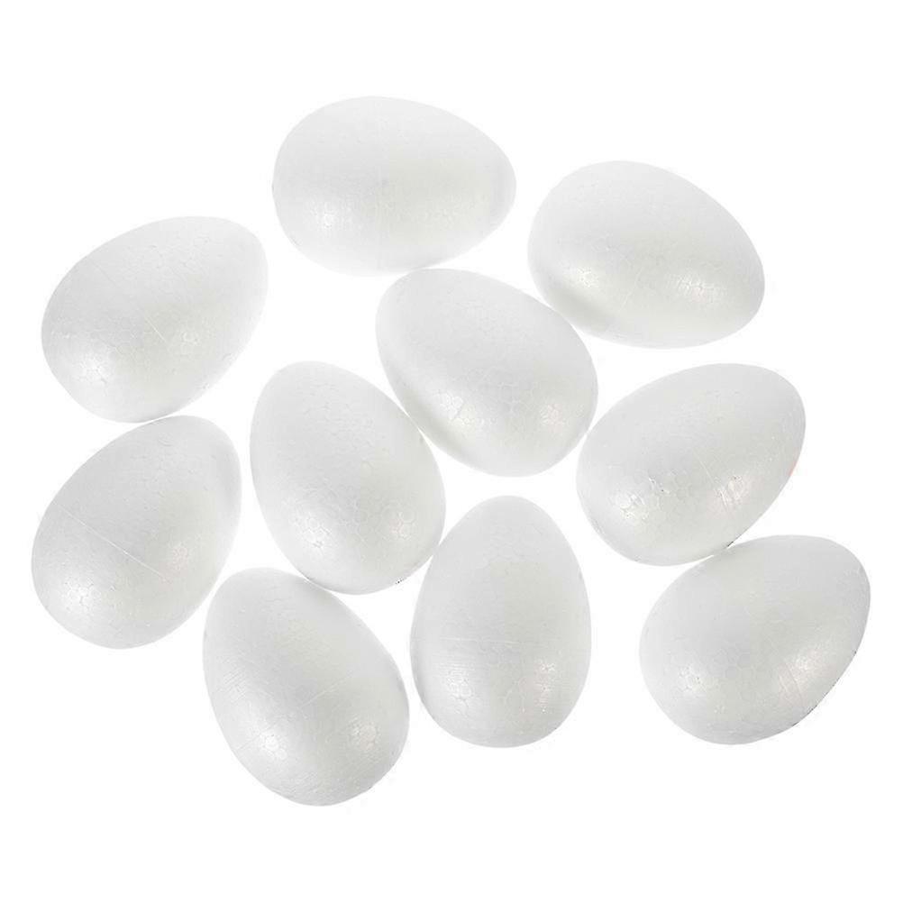 Fake Foam Eggs for Crafts Easter Egg Decorative Simulation 10Pcs